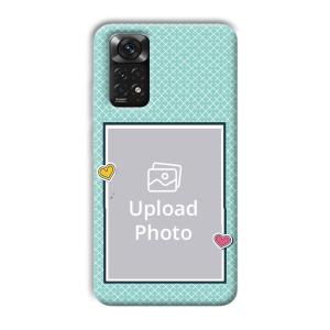 Sky Blue Customized Printed Back Cover for Xiaomi Redmi Note 11