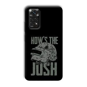How's The Josh Phone Customized Printed Back Cover for Xiaomi Redmi Note 11