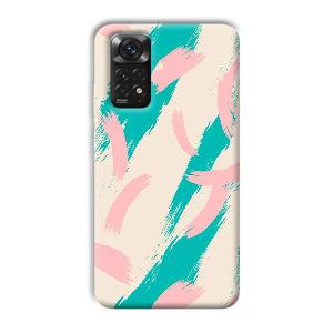 Pinkish Blue Phone Customized Printed Back Cover for Xiaomi Redmi Note 11