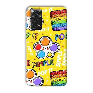 Pop It Phone Customized Printed Back Cover for Xiaomi Redmi Note 11
