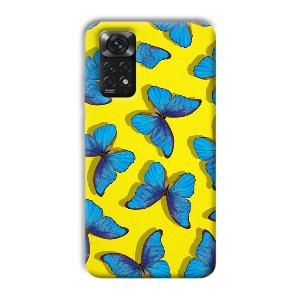 Butterflies Phone Customized Printed Back Cover for Xiaomi Redmi Note 11