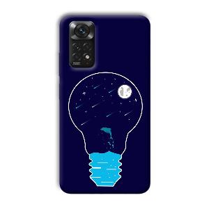 Night Bulb Phone Customized Printed Back Cover for Xiaomi Redmi Note 11