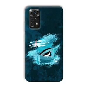 Shiva's Eye Phone Customized Printed Back Cover for Xiaomi Redmi Note 11