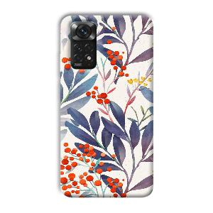 Cherries Phone Customized Printed Back Cover for Xiaomi Redmi Note 11