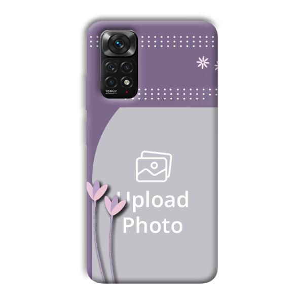 Lilac Pattern Customized Printed Back Cover for Xiaomi Redmi Note 11S