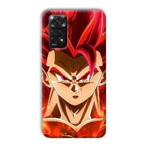 Goku Design Phone Customized Printed Back Cover for Xiaomi Redmi Note 11S