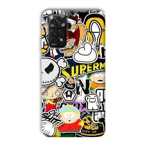 Cartoons Phone Customized Printed Back Cover for Xiaomi Redmi Note 11S