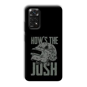 How's The Josh Phone Customized Printed Back Cover for Xiaomi Redmi Note 11S