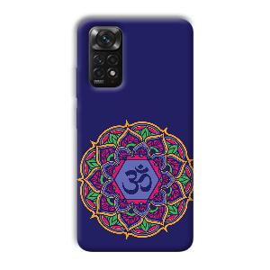 Blue Om Design Phone Customized Printed Back Cover for Xiaomi Redmi Note 11S