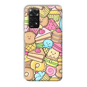 Love Desserts Phone Customized Printed Back Cover for Xiaomi Redmi Note 11S
