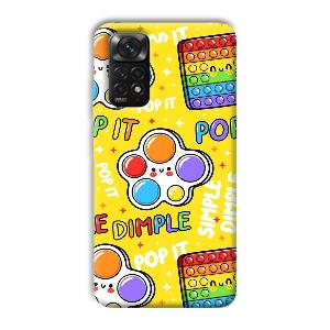 Pop It Phone Customized Printed Back Cover for Xiaomi Redmi Note 11S