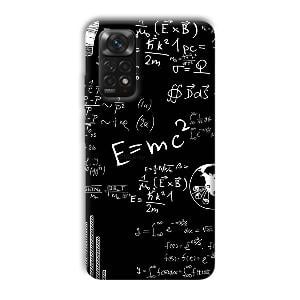 E is Equal To MC2 Phone Customized Printed Back Cover for Xiaomi Redmi Note 11S