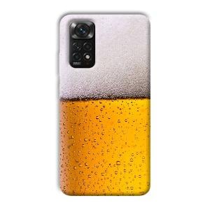 Beer Design Phone Customized Printed Back Cover for Xiaomi Redmi Note 11S