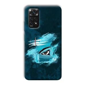 Shiva's Eye Phone Customized Printed Back Cover for Xiaomi Redmi Note 11S