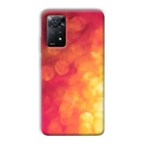 Red Orange Phone Customized Printed Back Cover for Xiaomi Redmi Note 11 Pro Plus 5G