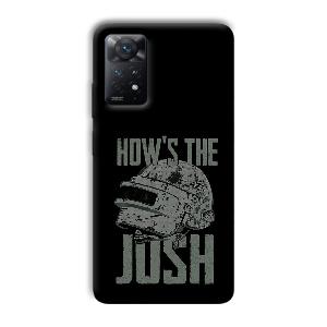 How's The Josh Phone Customized Printed Back Cover for Xiaomi Redmi Note 11 Pro Plus 5G