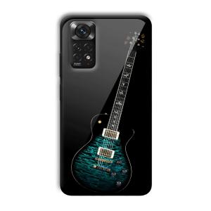 Neon Guitar Customized Printed Glass Back Cover for Xiaomi Redmi Note 11