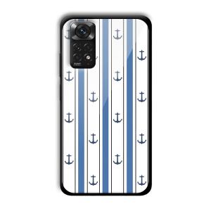 Sailor Anchors Customized Printed Glass Back Cover for Xiaomi Redmi Note 11