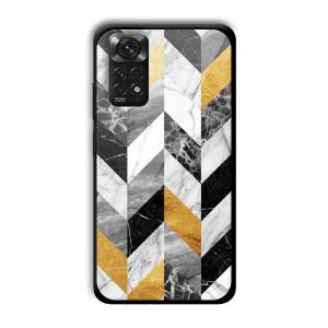 Marble Tiles Customized Printed Glass Back Cover for Xiaomi Redmi Note 11