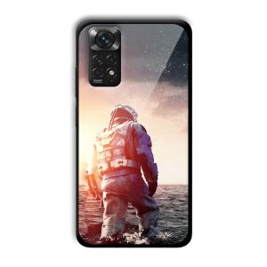 Interstellar Traveller Customized Printed Glass Back Cover for Xiaomi Redmi Note 11