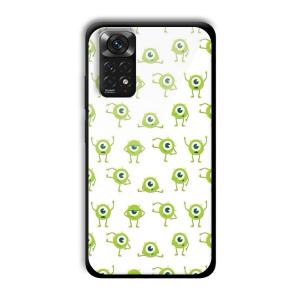 Green Eyes Customized Printed Glass Back Cover for Xiaomi Redmi Note 11