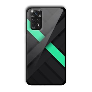 Green Cross Customized Printed Glass Back Cover for Xiaomi Redmi Note 11