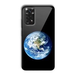 Floating Earth Customized Printed Glass Back Cover for Xiaomi Redmi Note 11