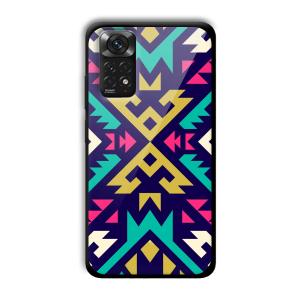 Arrows Abstract Customized Printed Glass Back Cover for Xiaomi Redmi Note 11