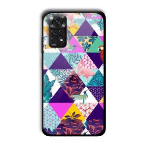 Animal Kingdom Customized Printed Glass Back Cover for Xiaomi Redmi Note 11