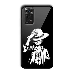 Cool Dude Customized Printed Glass Back Cover for Xiaomi Redmi Note 11