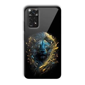 Golden Lion Customized Printed Glass Back Cover for Xiaomi Redmi Note 11