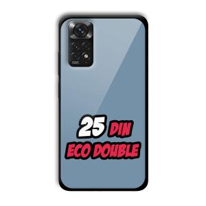 25 Din Customized Printed Glass Back Cover for Xiaomi Redmi Note 11