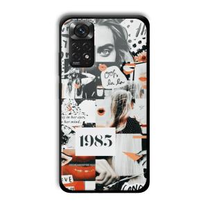 1985 Customized Printed Glass Back Cover for Xiaomi Redmi Note 11