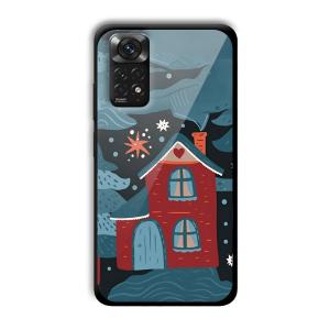 Red House Customized Printed Glass Back Cover for Xiaomi Redmi Note 11
