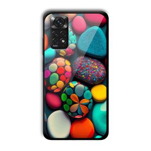 Colored Pebbles Customized Printed Glass Back Cover for Xiaomi Redmi Note 11