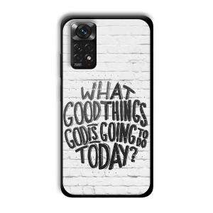 Good Thinks Customized Printed Glass Back Cover for Xiaomi Redmi Note 11