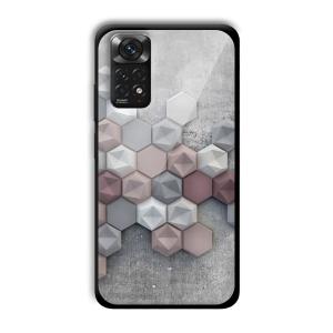 Blocks of Grey Customized Printed Glass Back Cover for Xiaomi Redmi Note 11