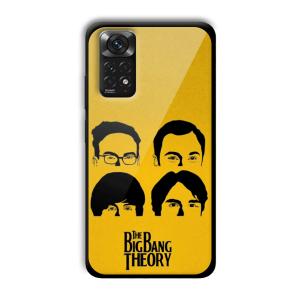Yellow Theme Customized Printed Glass Back Cover for Xiaomi Redmi Note 11