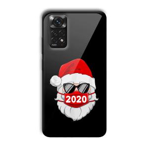 2020 Santa Customized Printed Glass Back Cover for Xiaomi Redmi Note 11