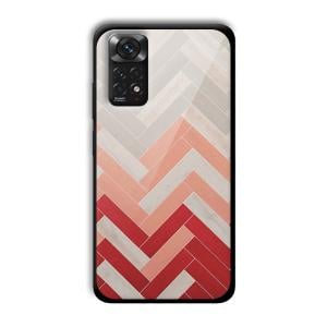 Light Red Customized Printed Glass Back Cover for Xiaomi Redmi Note 11