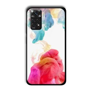 Water Colors Customized Printed Glass Back Cover for Xiaomi Redmi Note 11