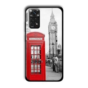 Telephone Retro Customized Printed Glass Back Cover for Xiaomi Redmi Note 11