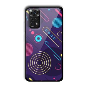 Purple Music Customized Printed Glass Back Cover for Xiaomi Redmi Note 11