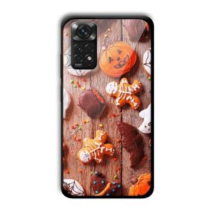 Gingerbread Customized Printed Glass Back Cover for Xiaomi Redmi Note 11