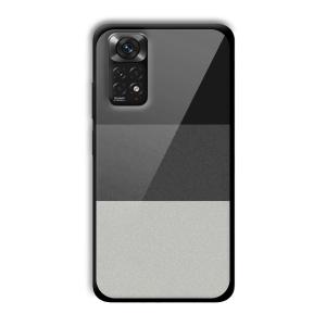 Shades of Grey Customized Printed Glass Back Cover for Xiaomi Redmi Note 11