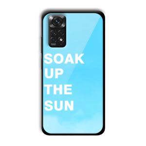 Soak Up The Sun Customized Printed Glass Back Cover for Xiaomi Redmi Note 11