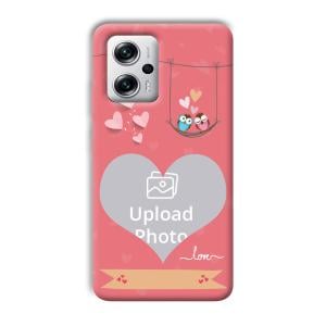 Love Birds Design Customized Printed Back Cover for Xiaomi Redmi K50i 5G