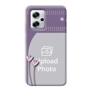 Lilac Pattern Customized Printed Back Cover for Xiaomi Redmi K50i 5G