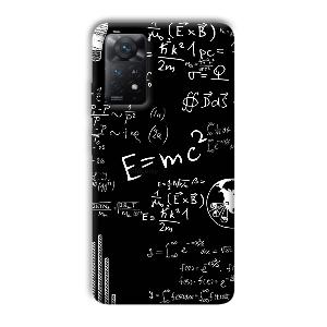 E is Equal To MC2 Phone Customized Printed Back Cover for Xiaomi Redmi Note 11 Pro