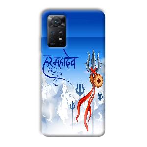 Mahadev Phone Customized Printed Back Cover for Xiaomi Redmi Note 11 Pro